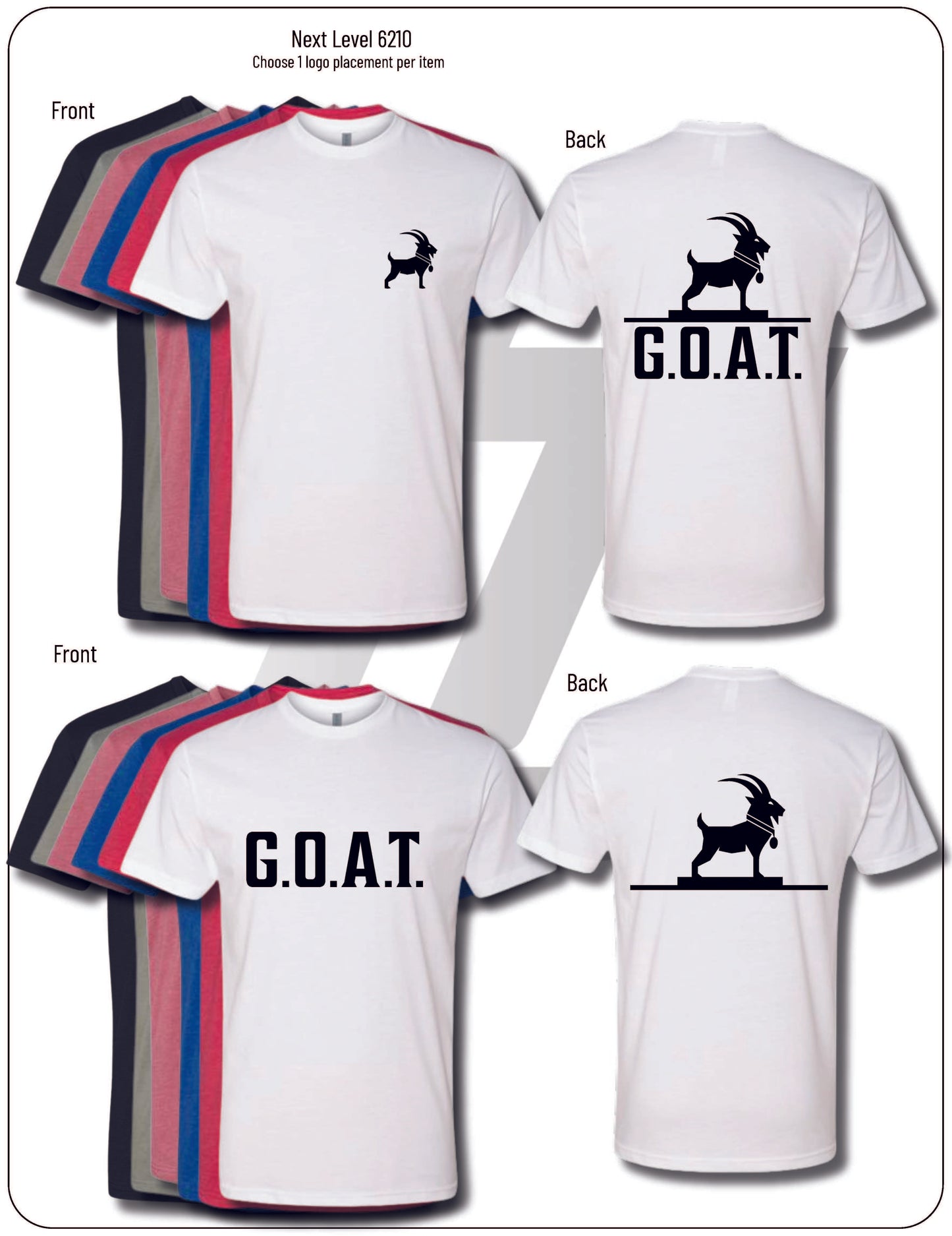 6210 T shirt Black, White, Grey