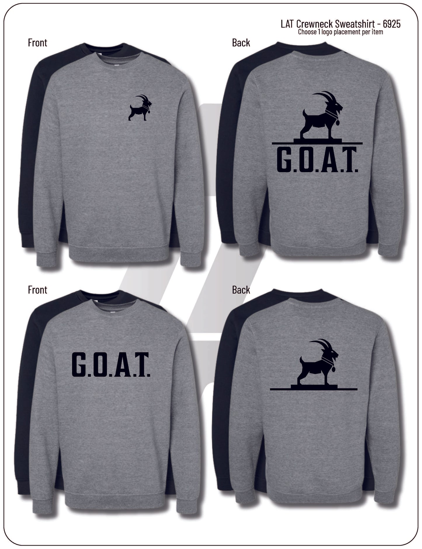LAT Crewneck Sweatshirt 6925